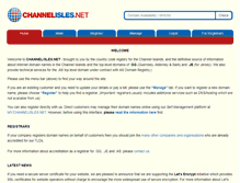 Tablet Screenshot of channelisles.net